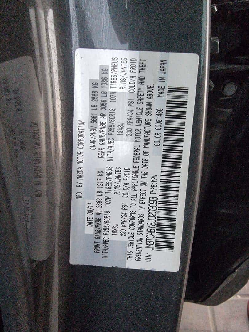 MAZDA CX-9 2018 thumbnail 7