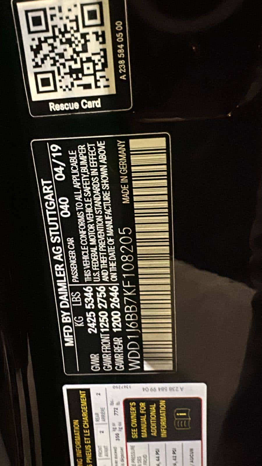MERCEDES BENZ E-CLASS AMG E 53 2019 thumbnail 7