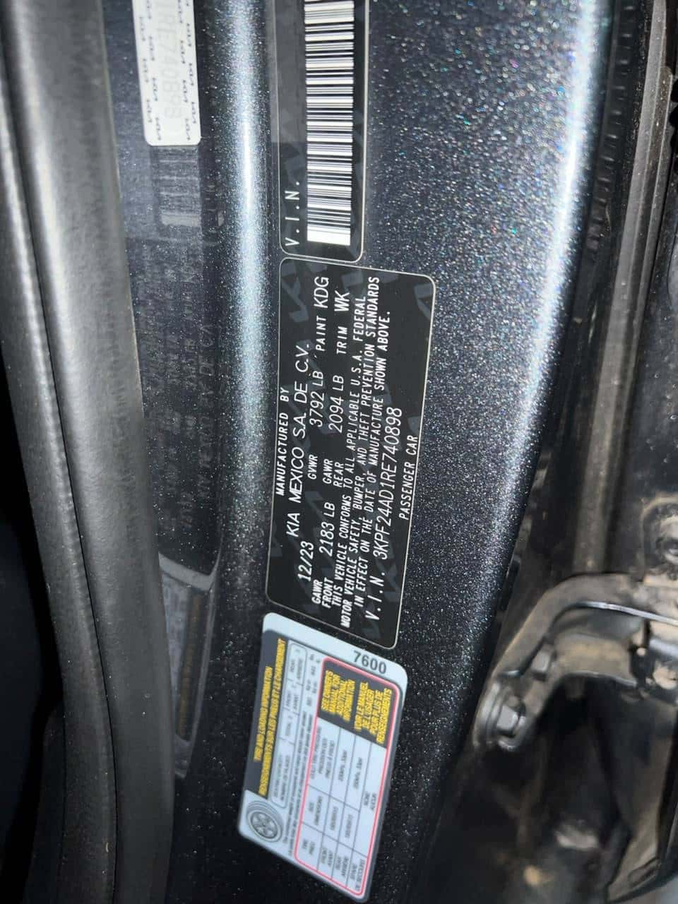 Kia Forte 2024 thumbnail 7
