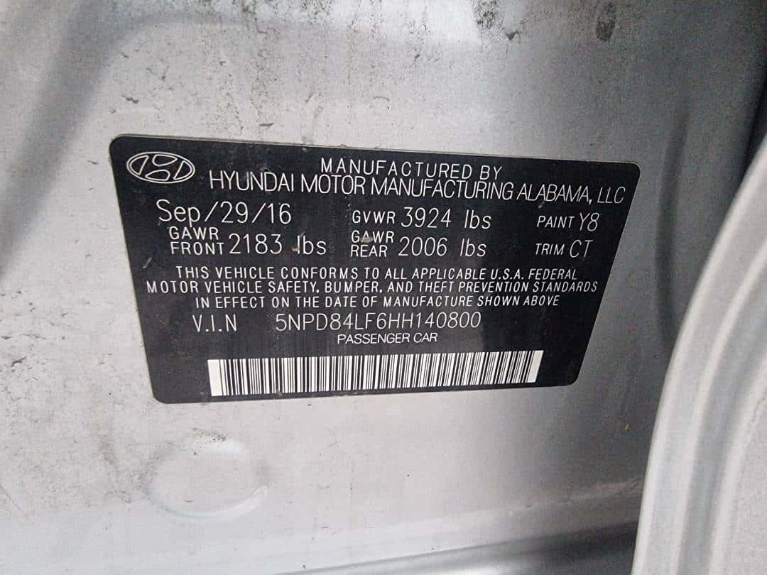 HYUNDAI ELANTRA 2017 thumbnail 7