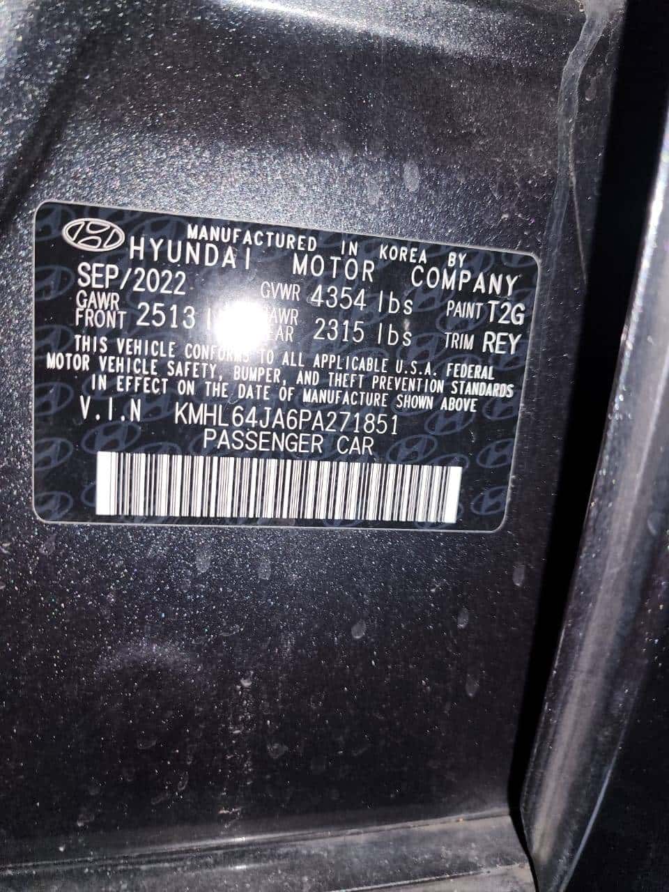 HYUNDAI SONATA 2023 thumbnail 7