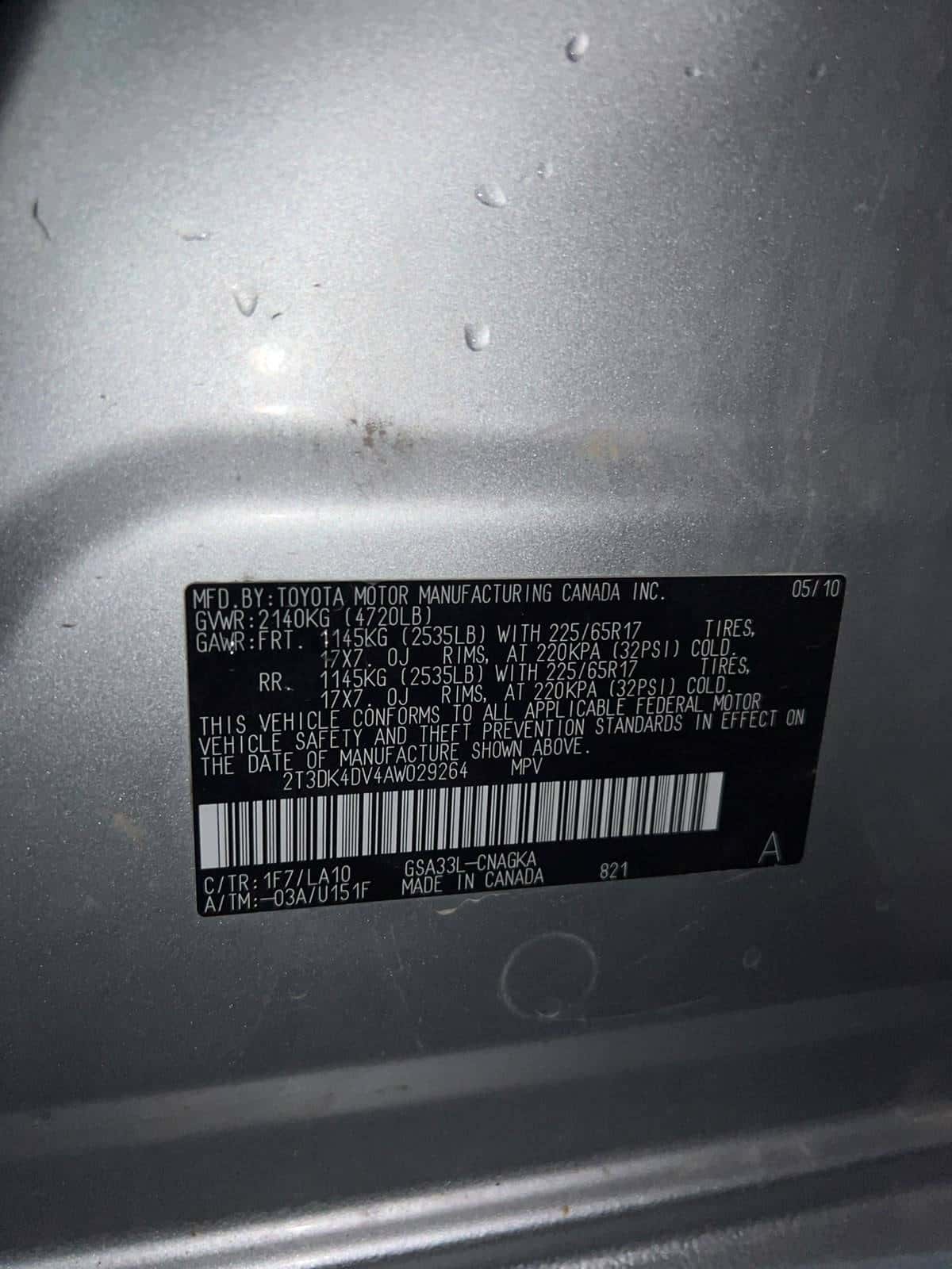 Toyota RAV4 2010 thumbnail 6