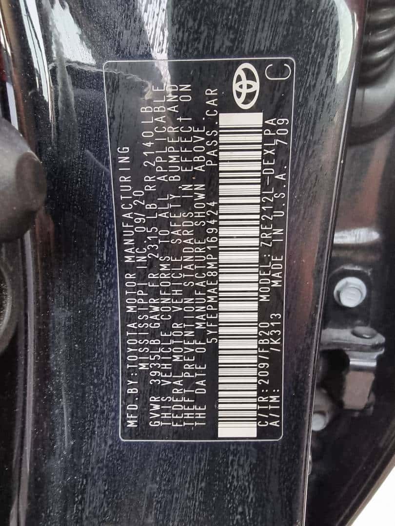 Toyota Corolla 2021 thumbnail 7