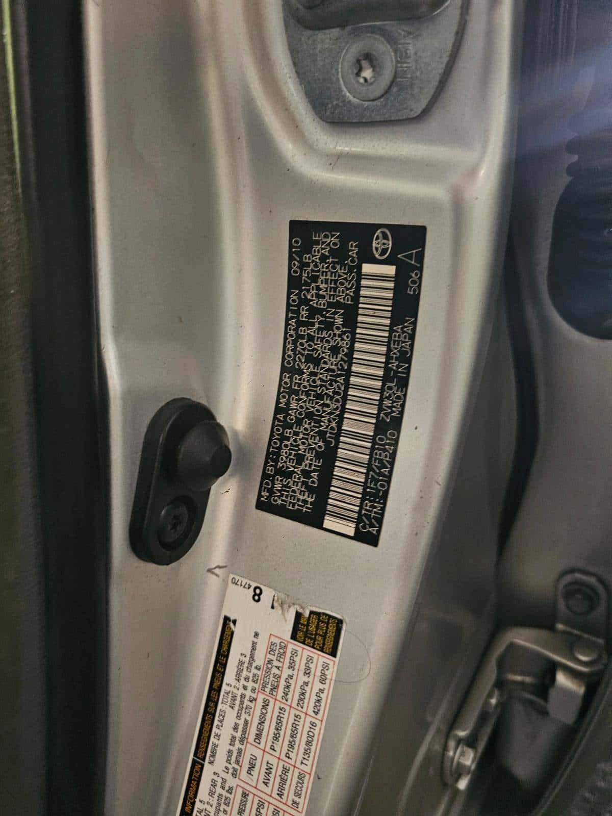 Toyota Prius 2010 thumbnail 7