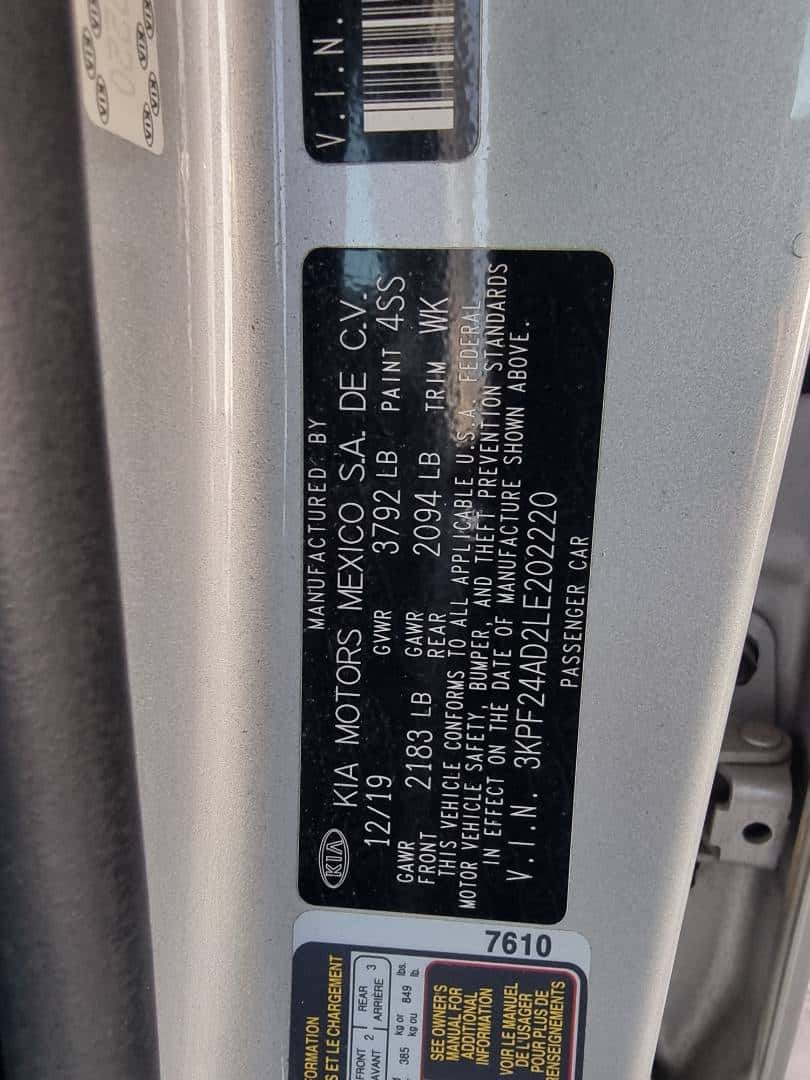 KIA FORTE 2020 thumbnail 6