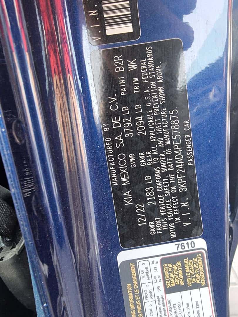 KIA FORTE 2023 thumbnail 6