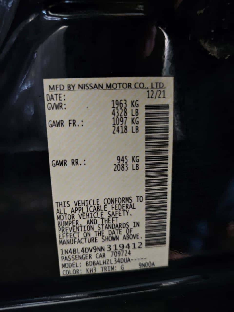 Nissan Altima 2022 thumbnail 5
