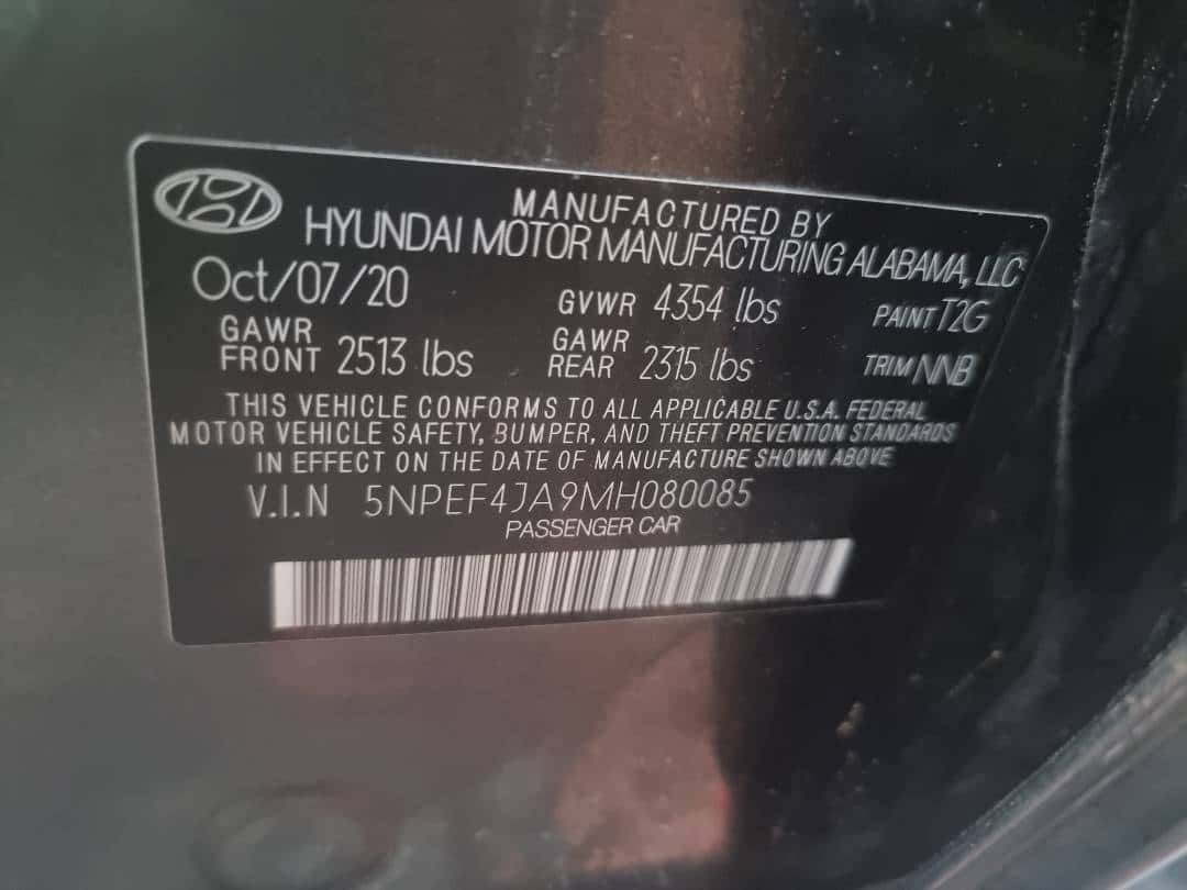 Hyundai Sonata 2021 thumbnail 7