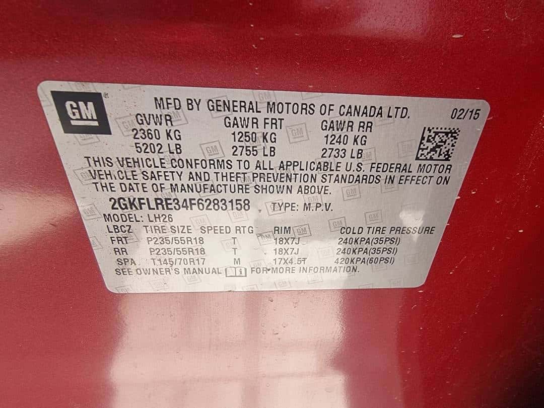 GMC Terrain 2015 thumbnail 7