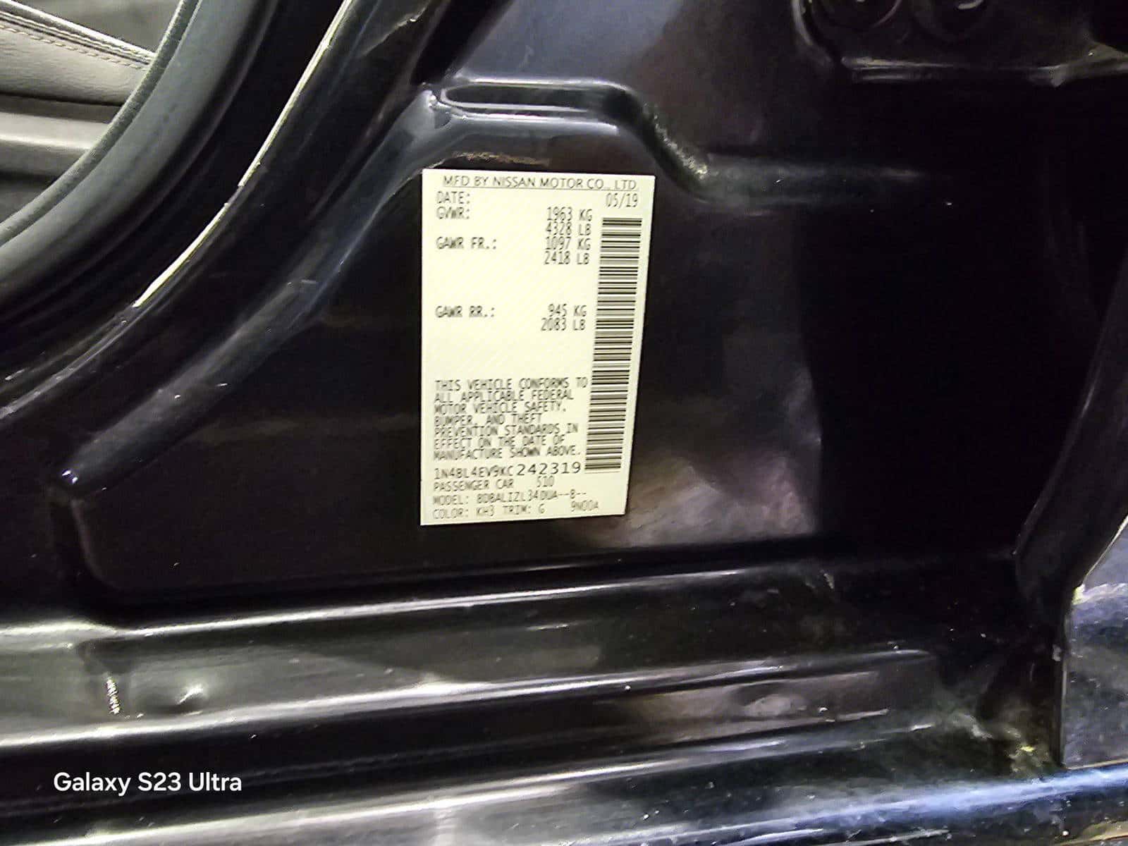 NISSAN ALTIMA - Exterior