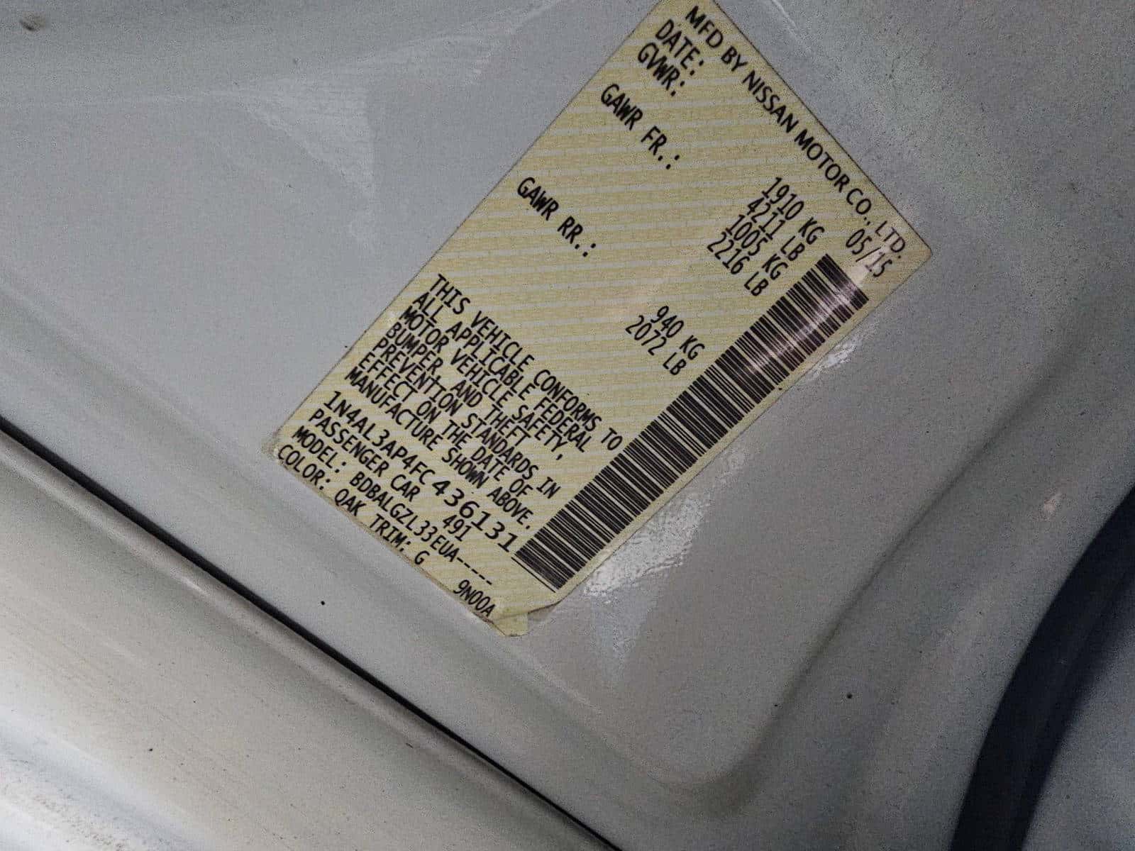 Nissan Altima 2015 thumbnail 7