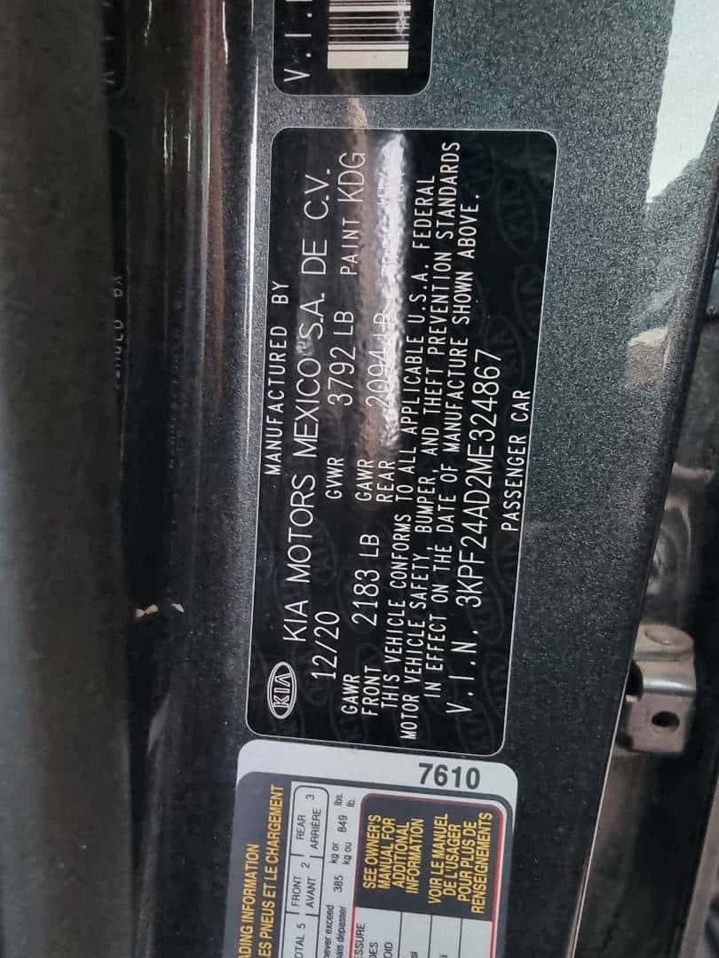 KIA FORTE 2021 thumbnail 5