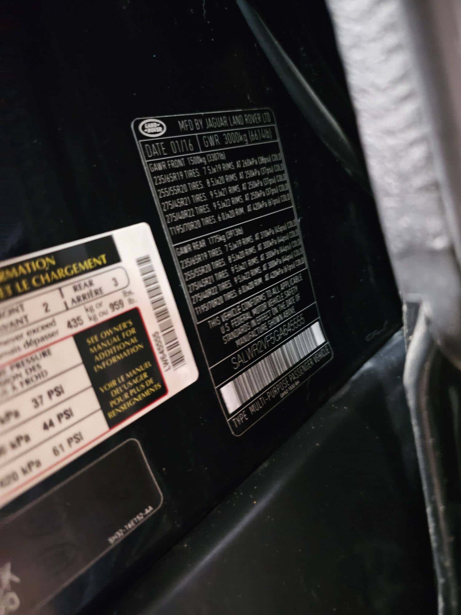 LAND ROVER RANGE ROVER SPORT SUPERCHARGED 2016 thumbnail 6