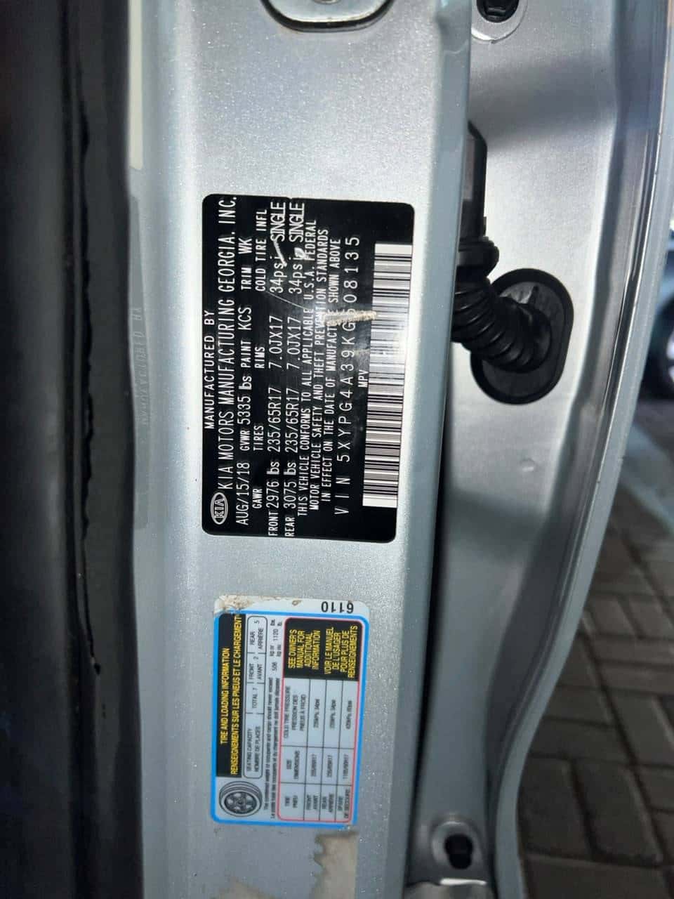 Kia Sorento 2019 thumbnail 5