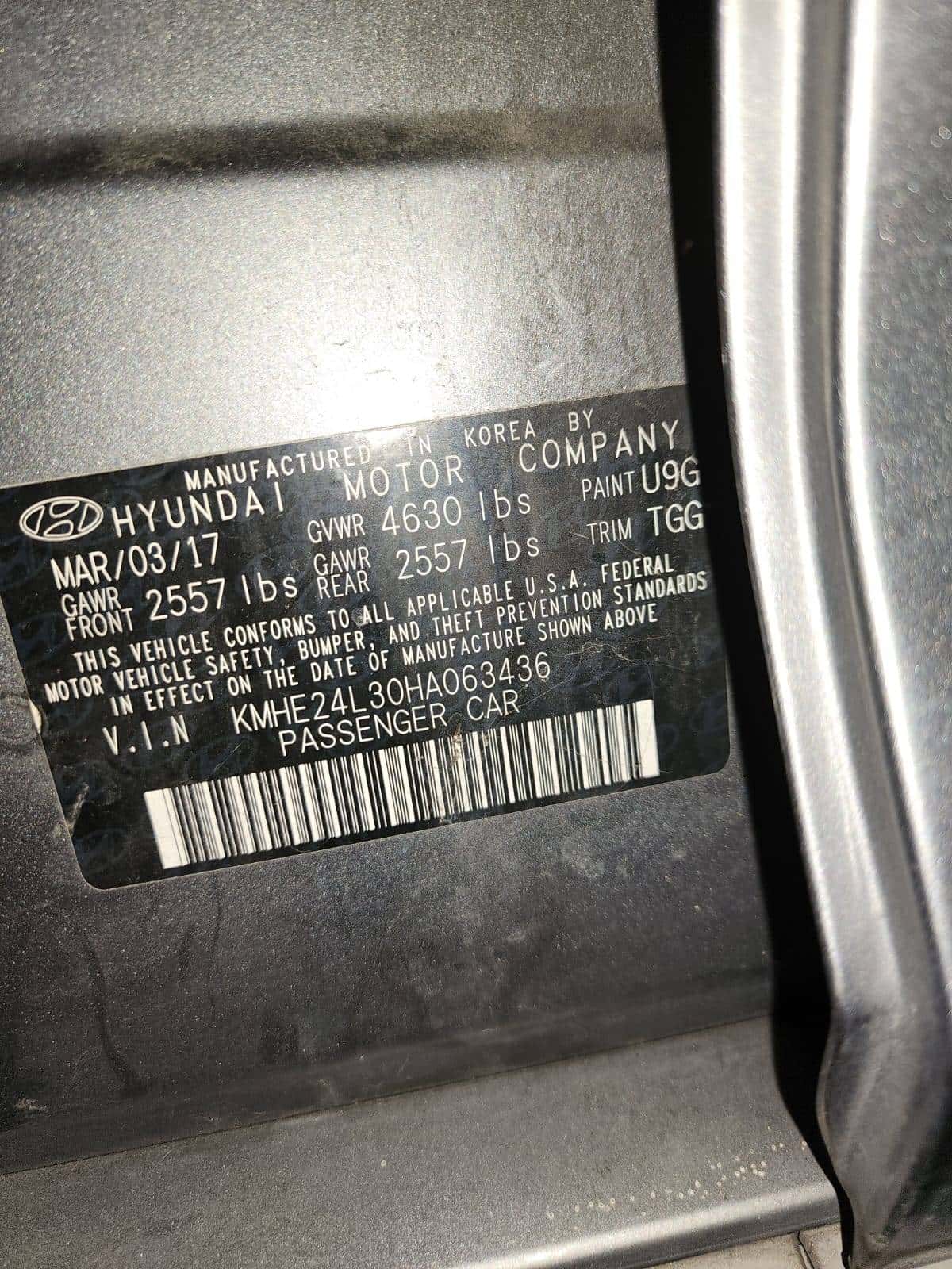 HYUNDAI SONATA 2017 thumbnail 6