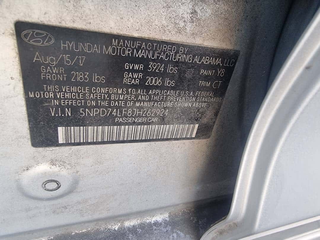 HYUNDAI ELANTRA 2018 thumbnail 7
