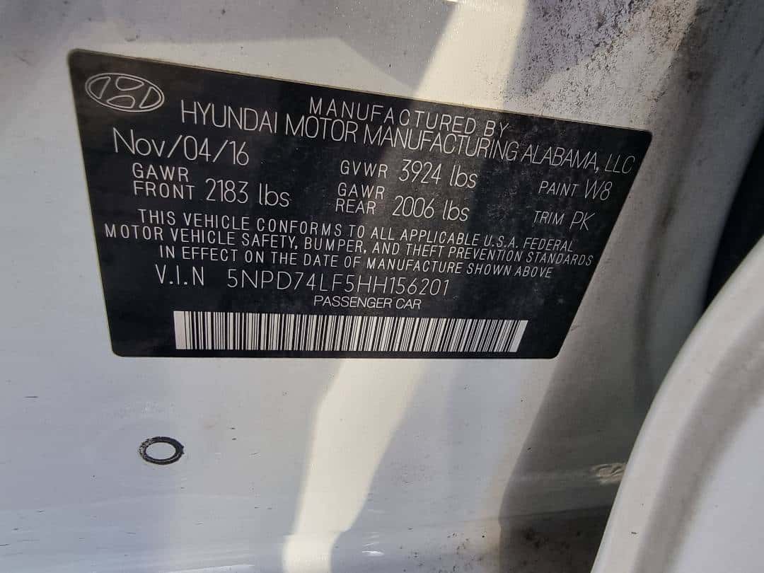 HYUNDAI ELANTRA 2017 thumbnail 6