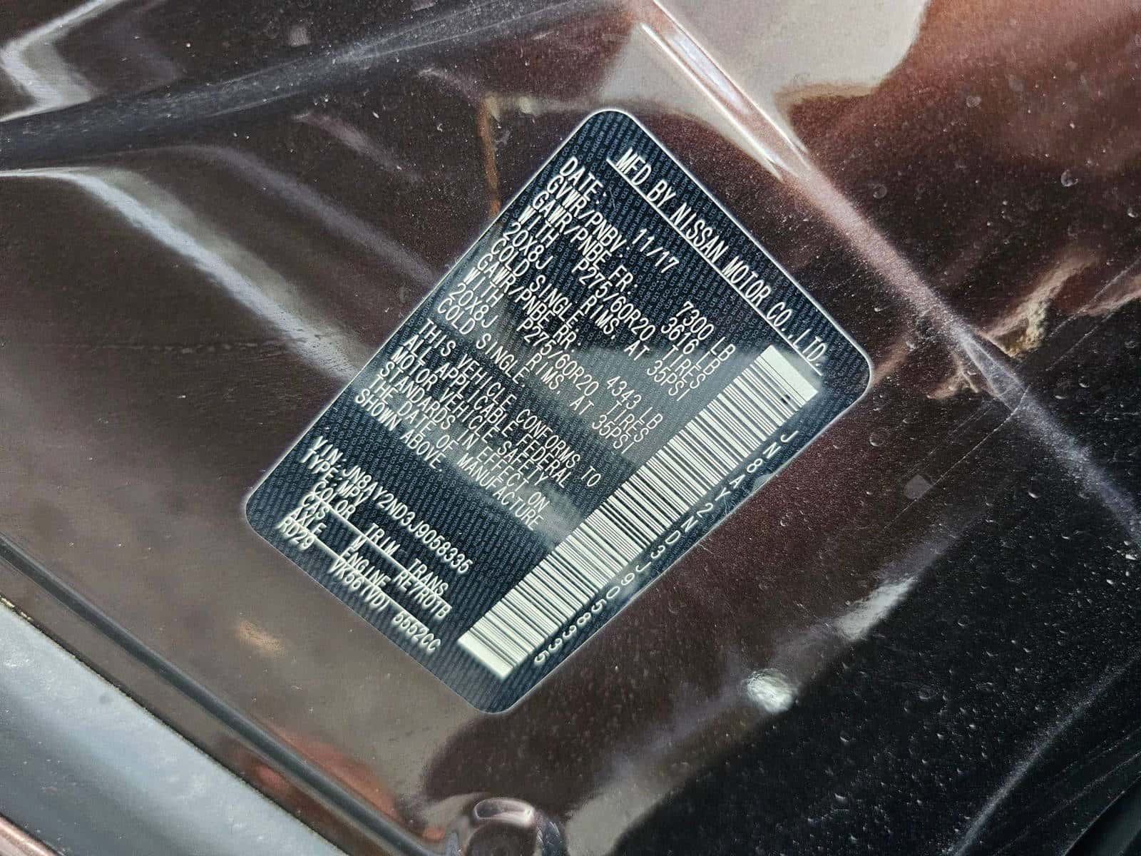 NISSAN ARMADA 2018 thumbnail 6