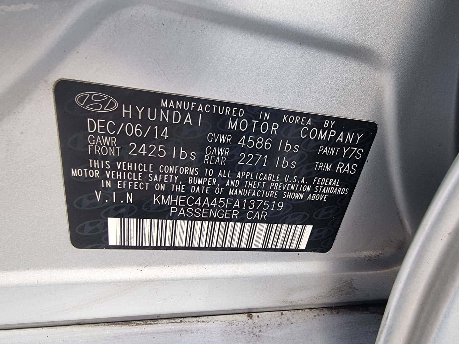 Hyundai Sonata 2015 thumbnail 7