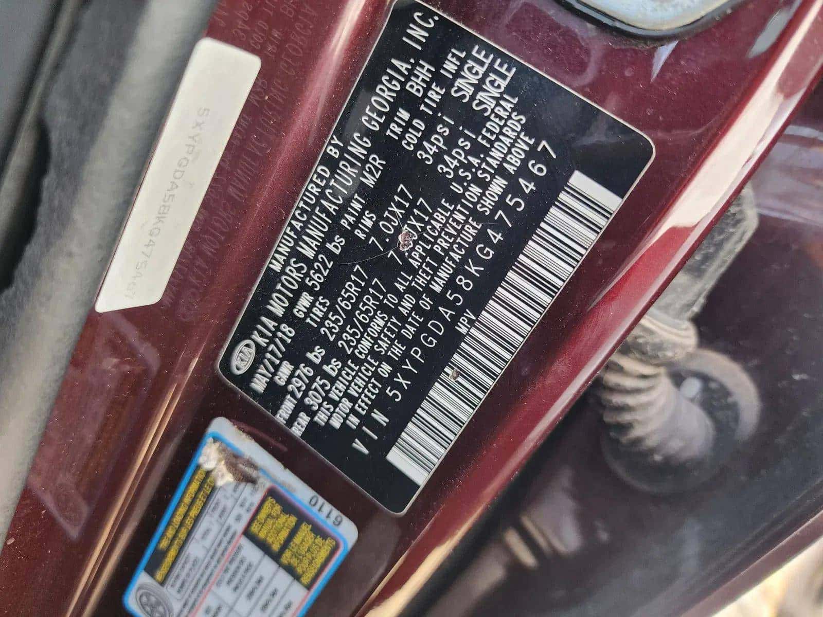 Kia Sorento 2019 thumbnail 3