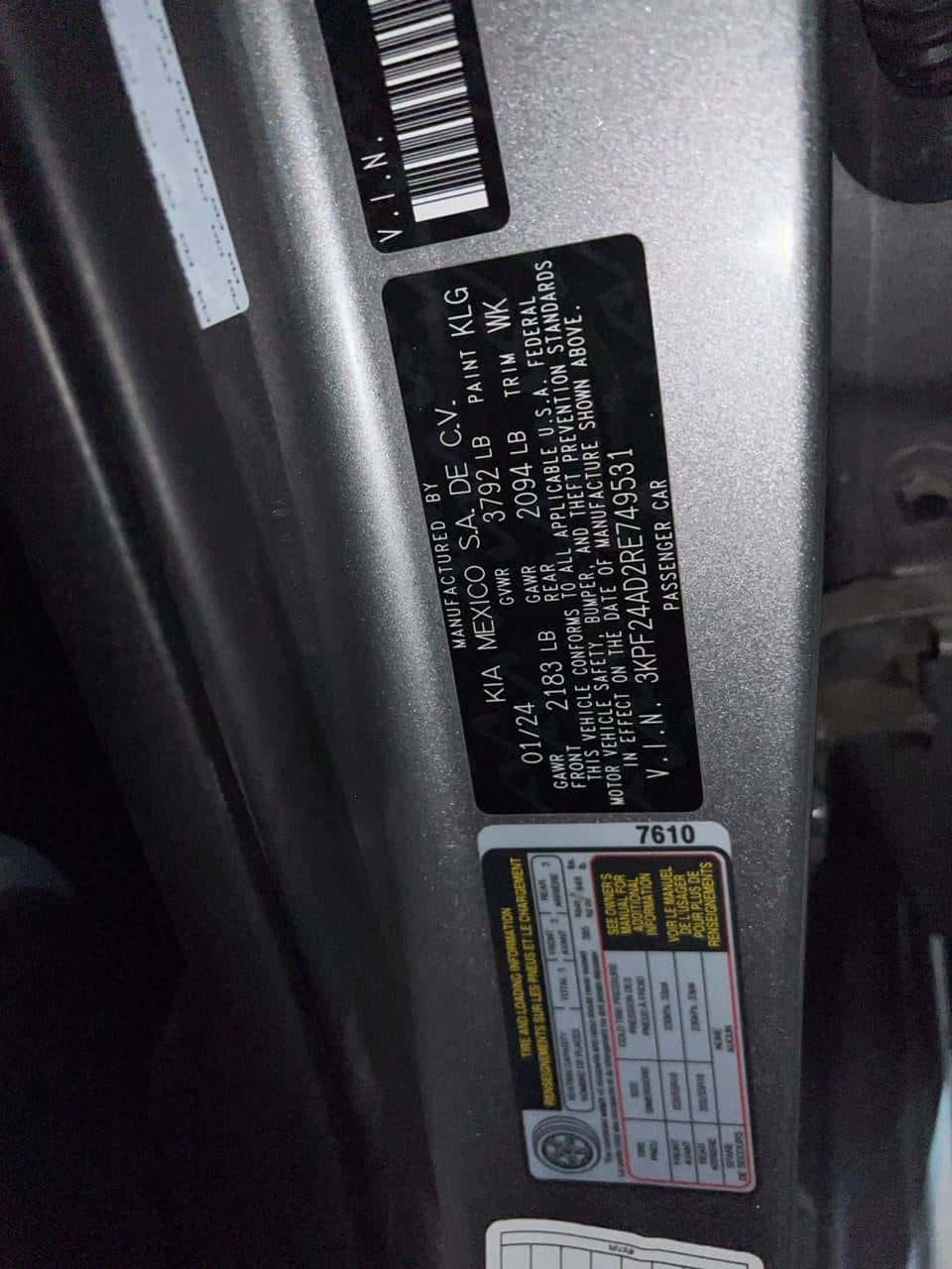 Kia Forte 2024 thumbnail 2
