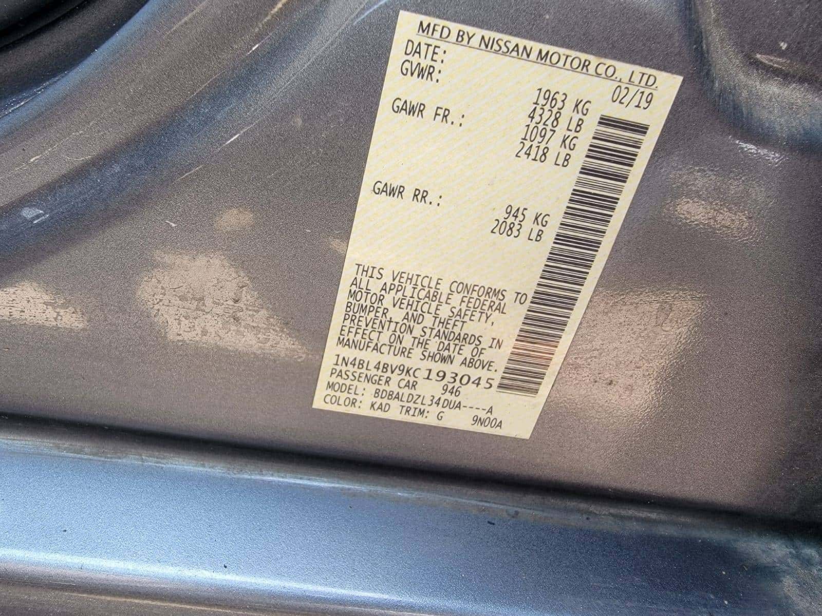 Nissan Altima 2019 thumbnail 7