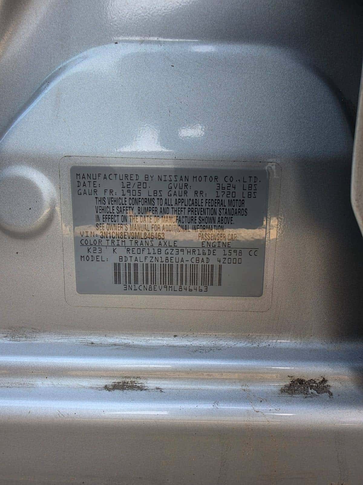 Nissan Versa 2021 thumbnail 7