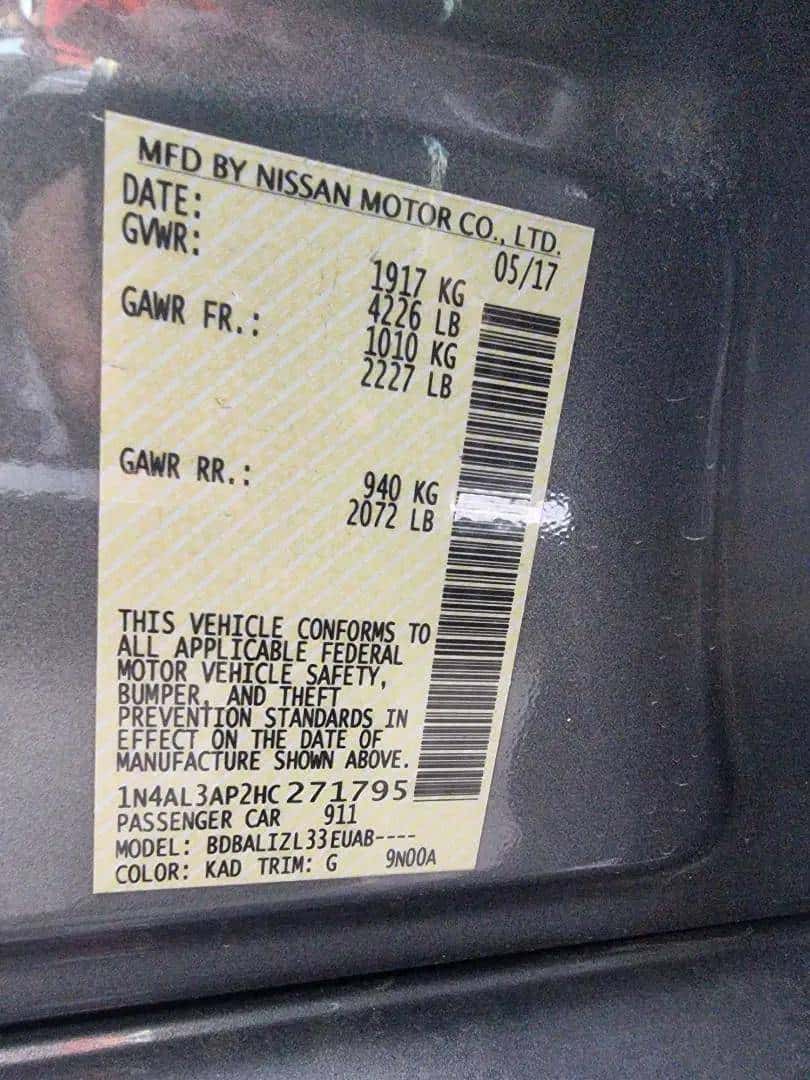 Nissan Altima 2017 thumbnail 7