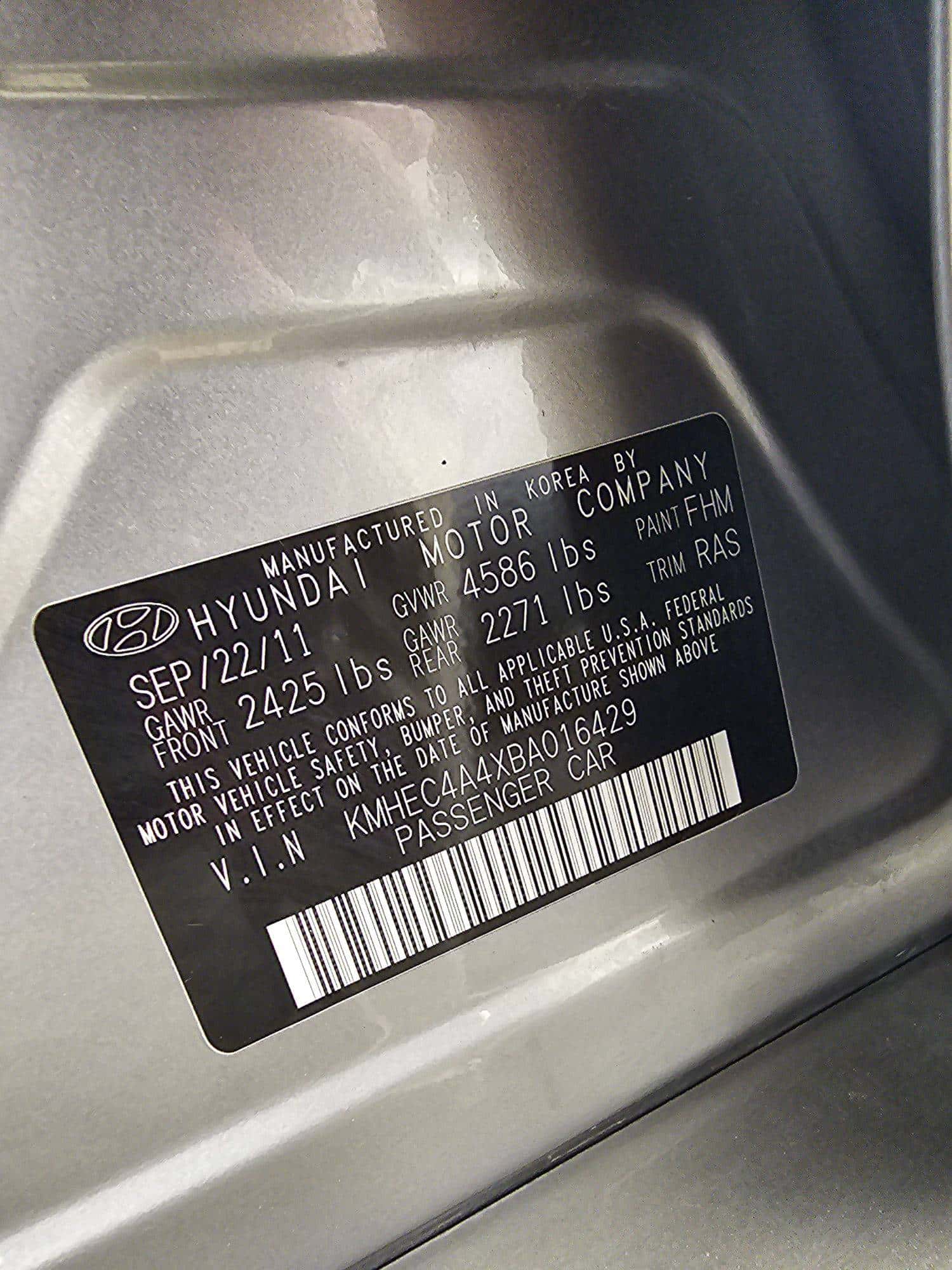 Hyundai Sonata 2011 thumbnail 7