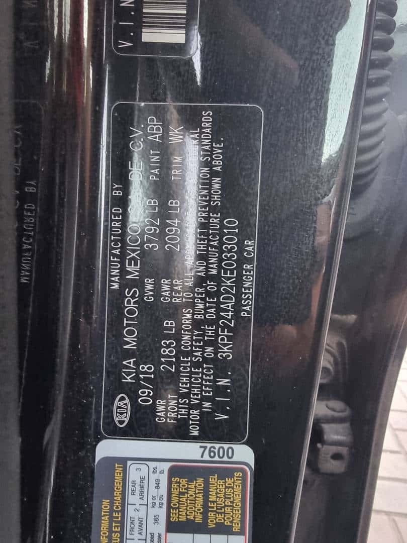 KIA FORTE 2019 thumbnail 6