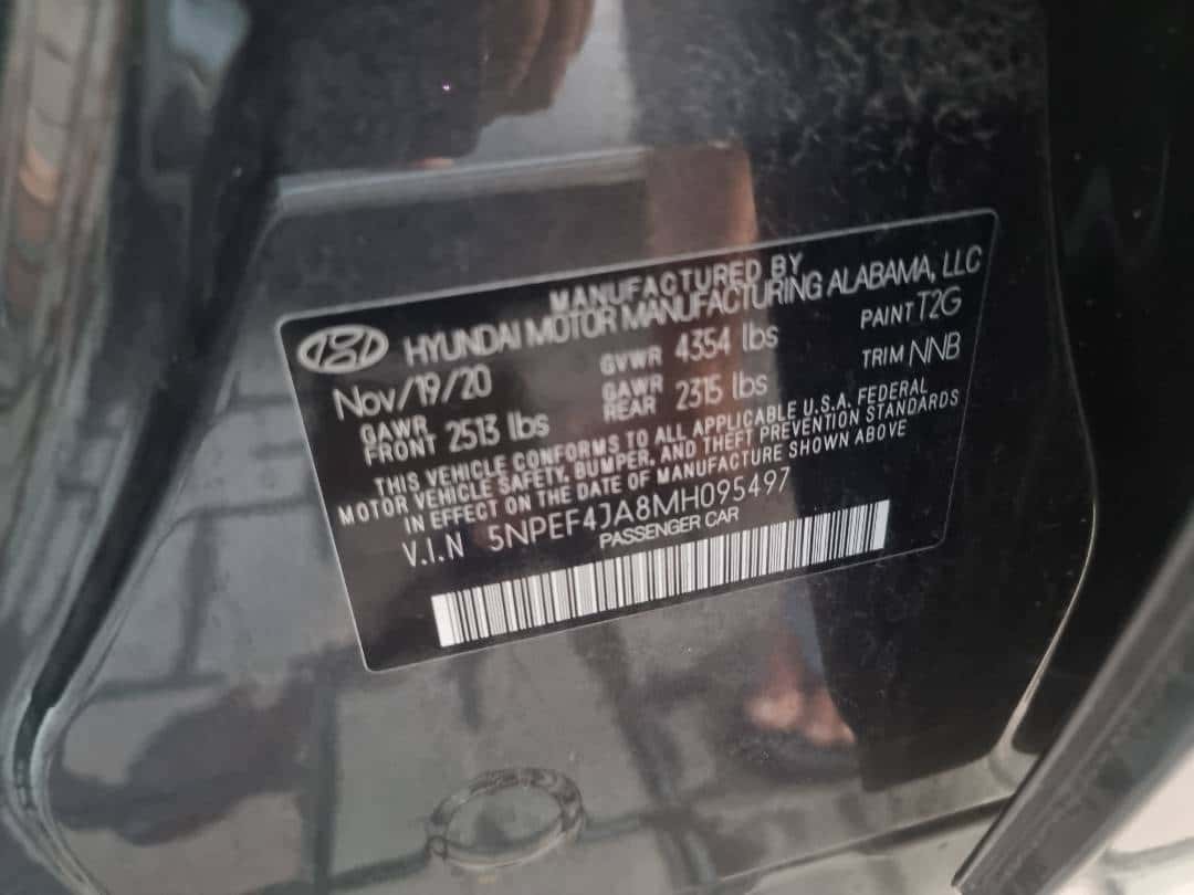 HYUNDAI SONATA 2021 thumbnail 5
