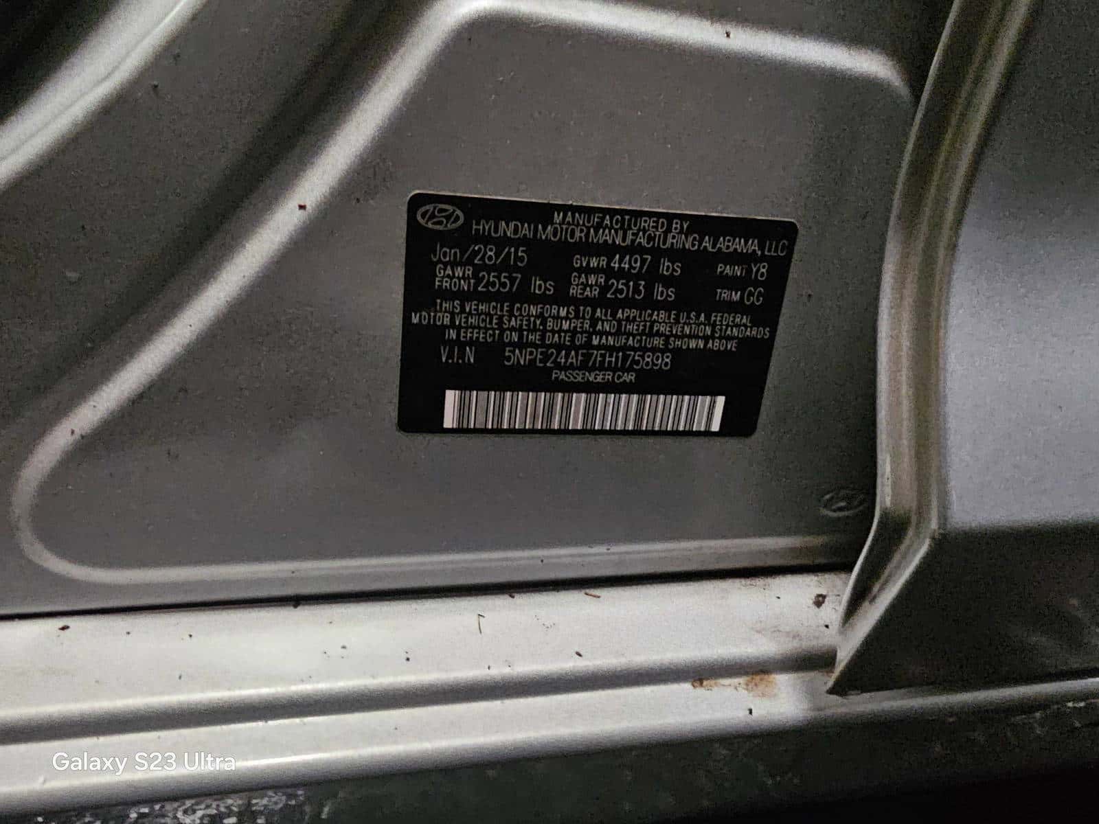 Hyundai Sonata 2015 thumbnail 7
