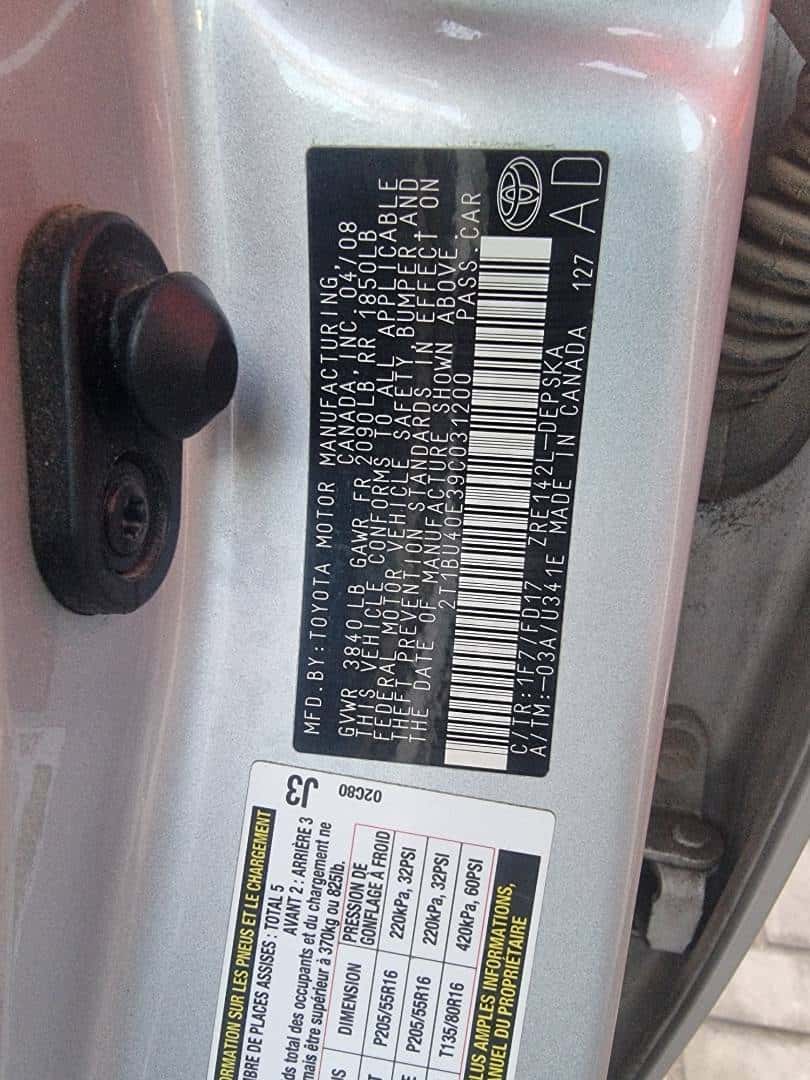 Toyota Corolla 2009 thumbnail 5
