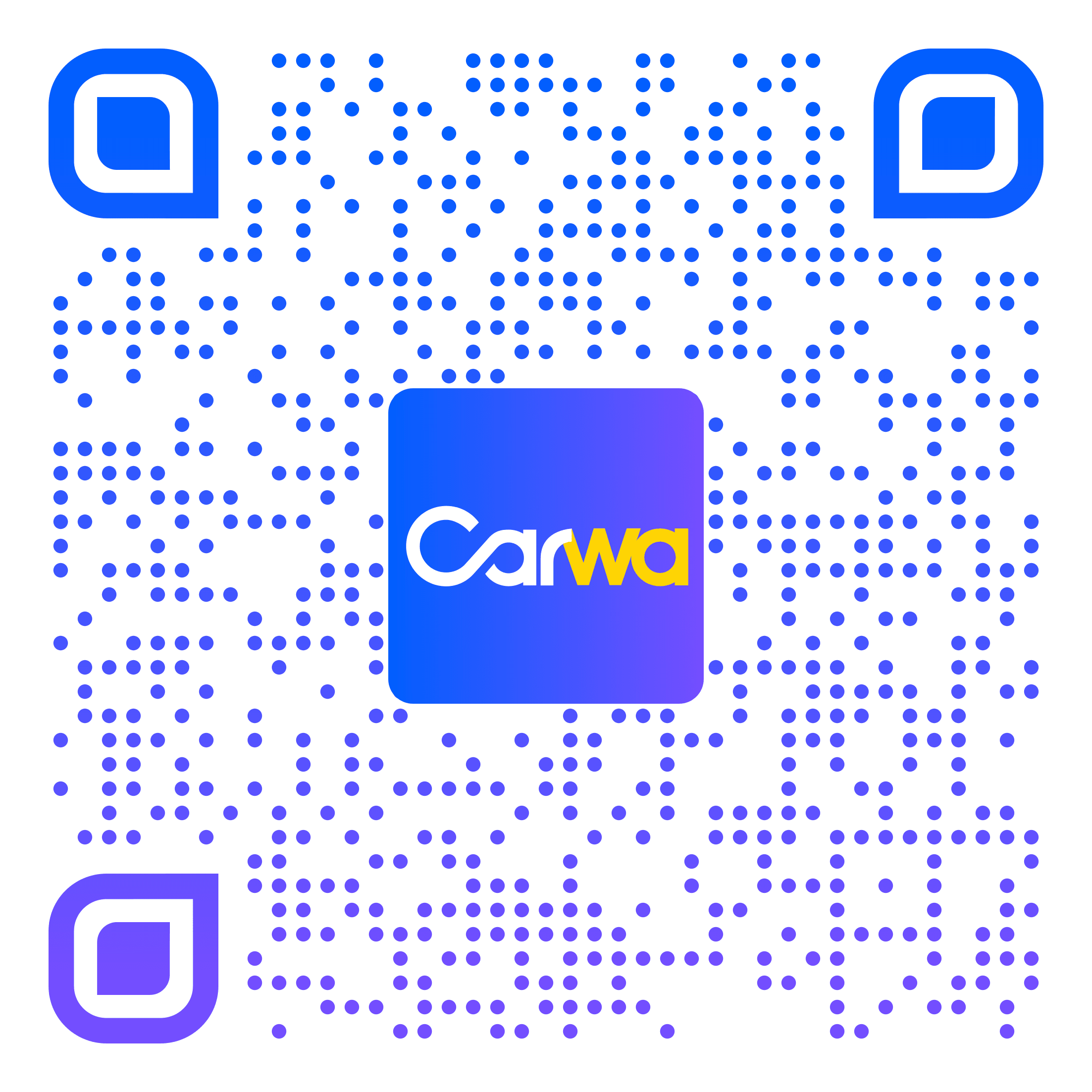 Scan to download the Carwa app
