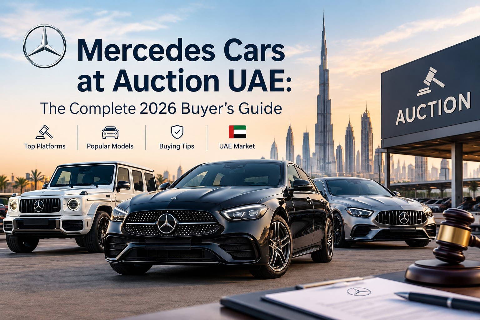 Mercedes Cars at Auction UAE: The Complete 2026 Buyer's Guide