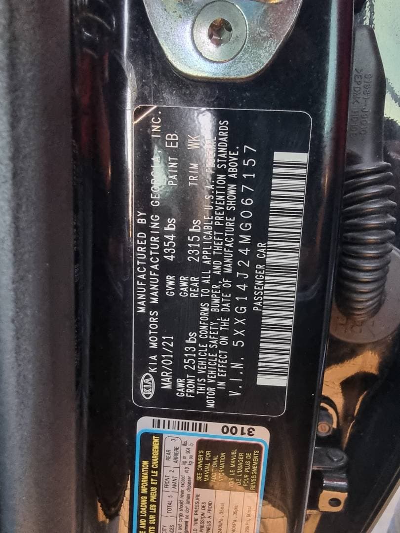 KIA K5 2021 view 8