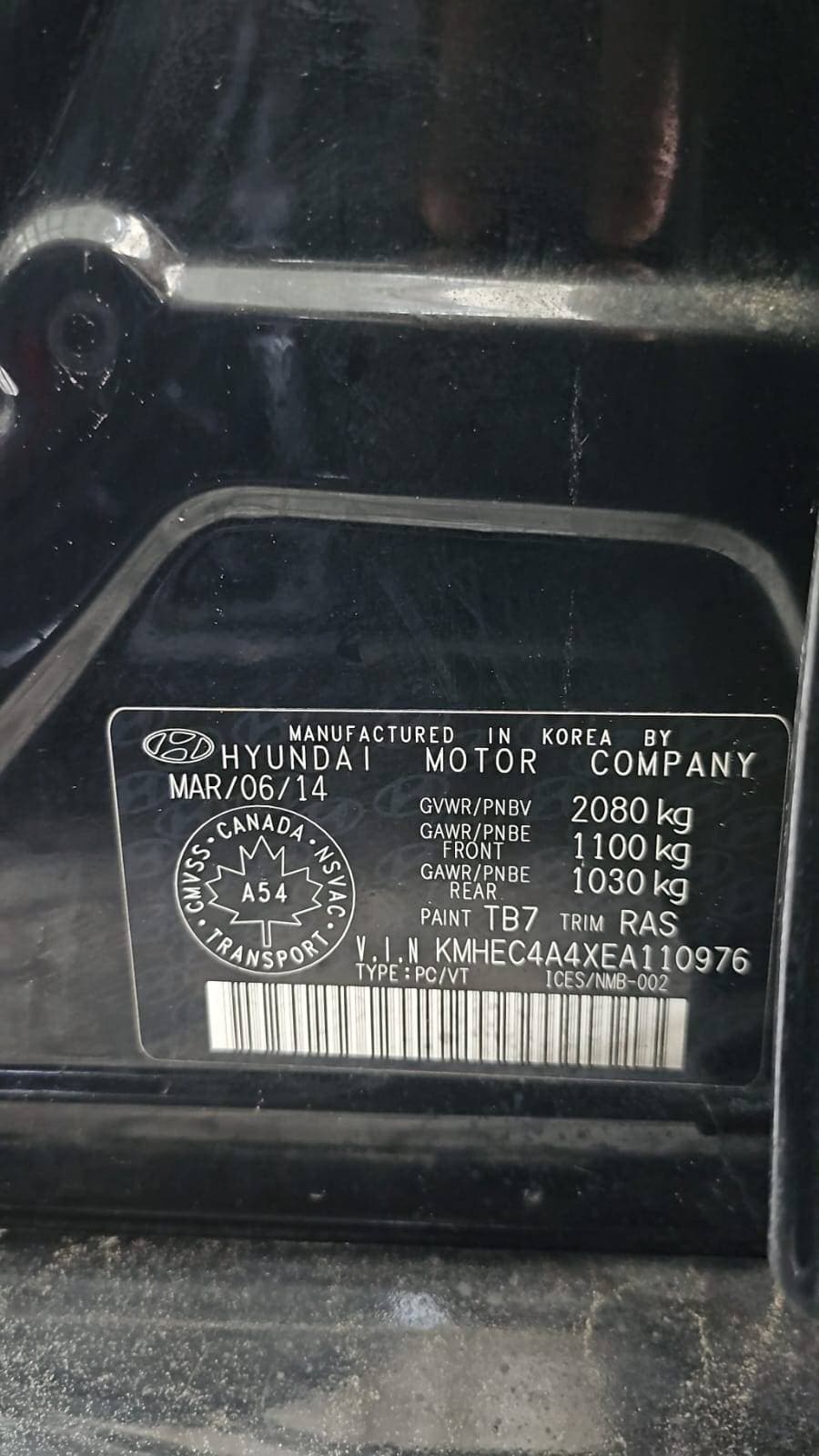 HYUNDAI SONATA 2014 vehicle photo